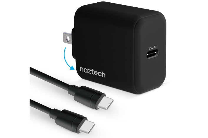 Fast Wall Charger with USB-C to USB-C Cable